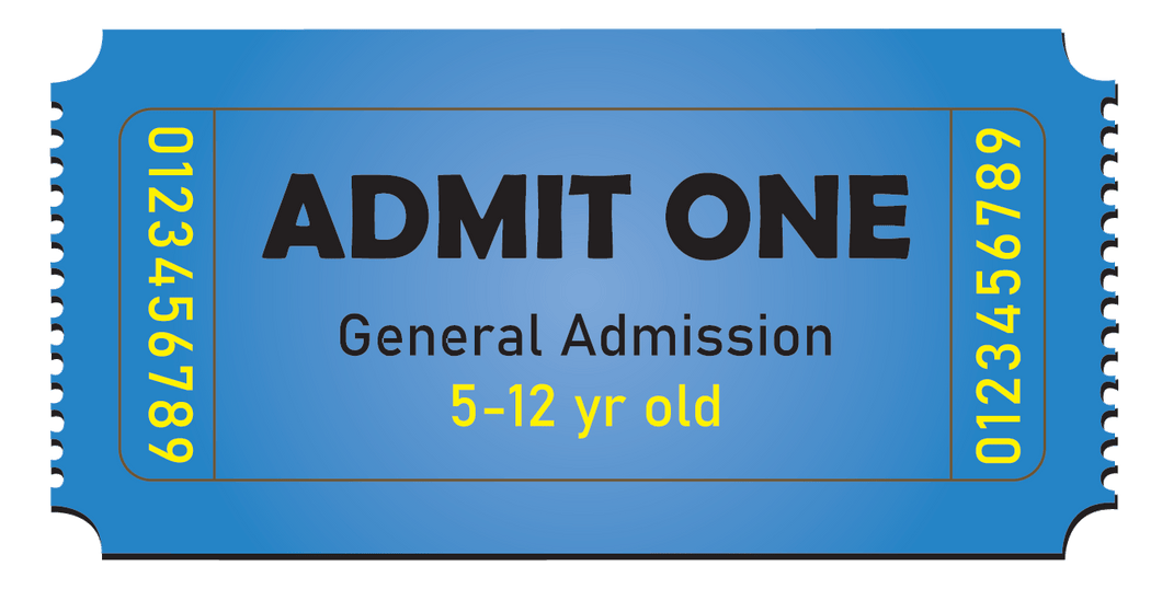 Single Admission Drop-In Pass (Ages 5 - 12)
