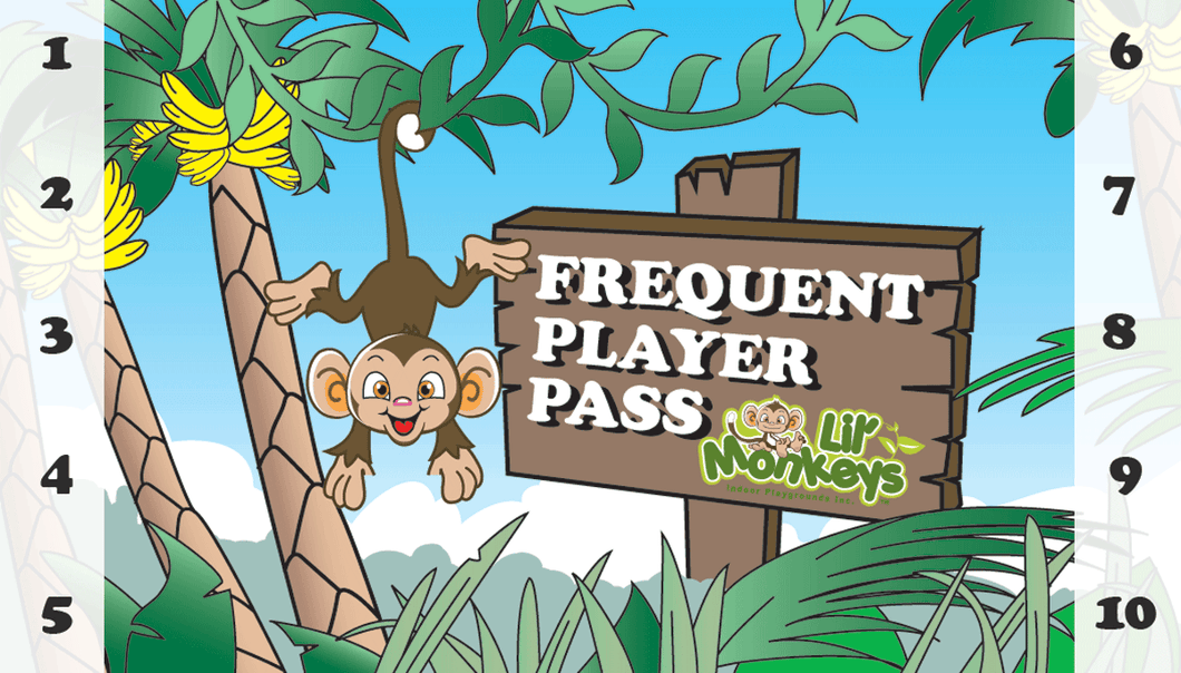 Frequent Player Pass - 10 Admissions (Ages 5 - 12)